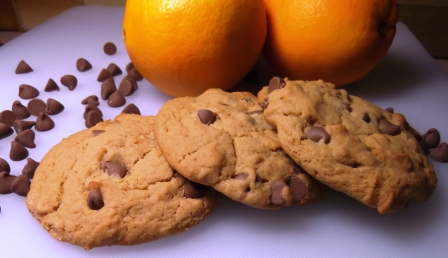 Orange Chocolate Chip Cookies Three