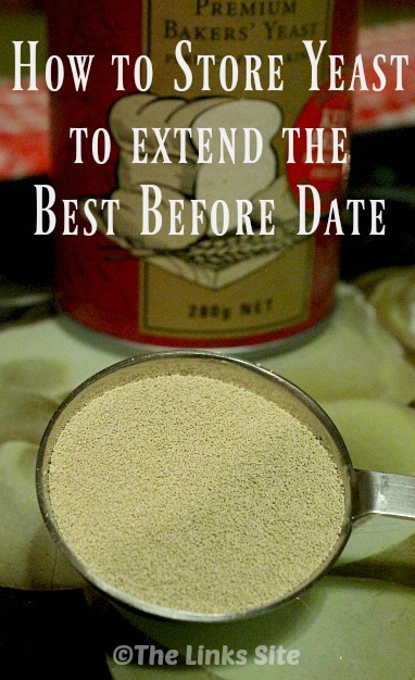 How to store yeast so that it will last beyond the best before date!