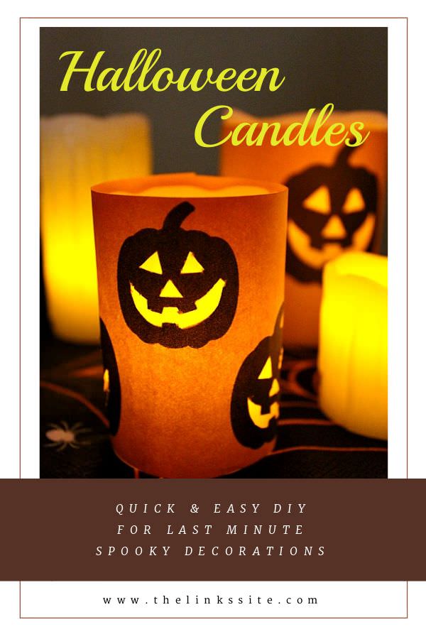 DIY Spooky Halloween Candles (Quick And Easy!) - The Links Site