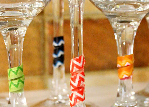 Quick and Easy Decorative Wine Stem Wraps