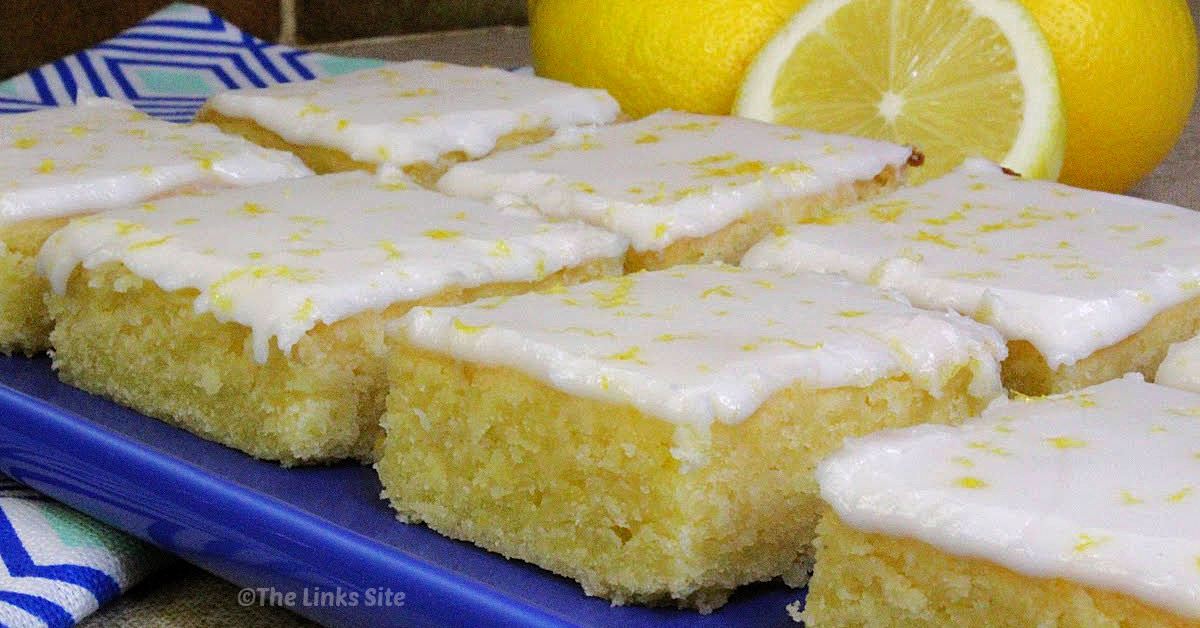 Tangy Lemon Brownies The Links Site