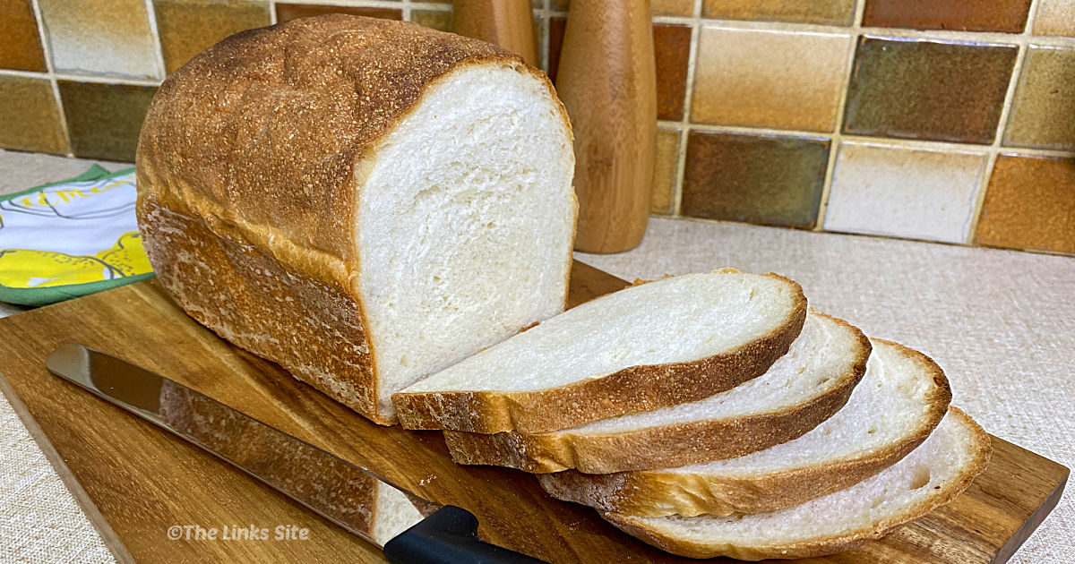 Simple Homemade Bread Recipe (by hand or bread machine) The Links Site